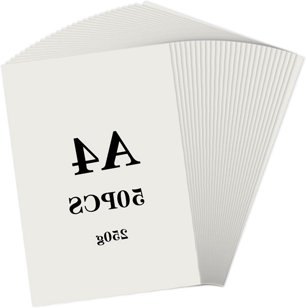 Brenzoos - Ivoorkleurig Karton A4-formaat 250 g/m² - Scrapbook Papier voor Knutselen en Schilderen