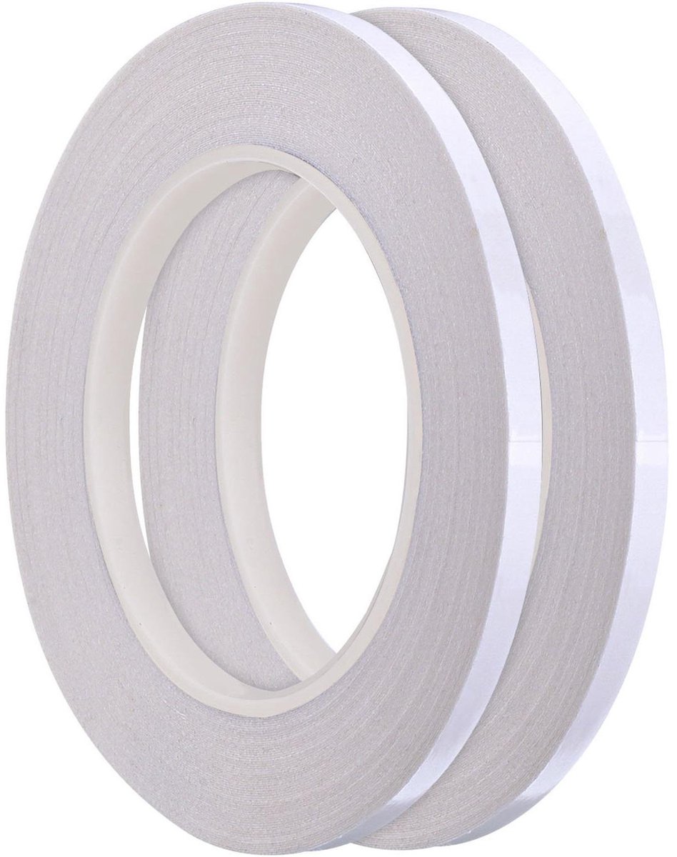 Brenzoos - Quilten naaien tape voor het eenvoudig verwijderen - 1/4 Inch - Elke 22 Yard (2 Rollen)