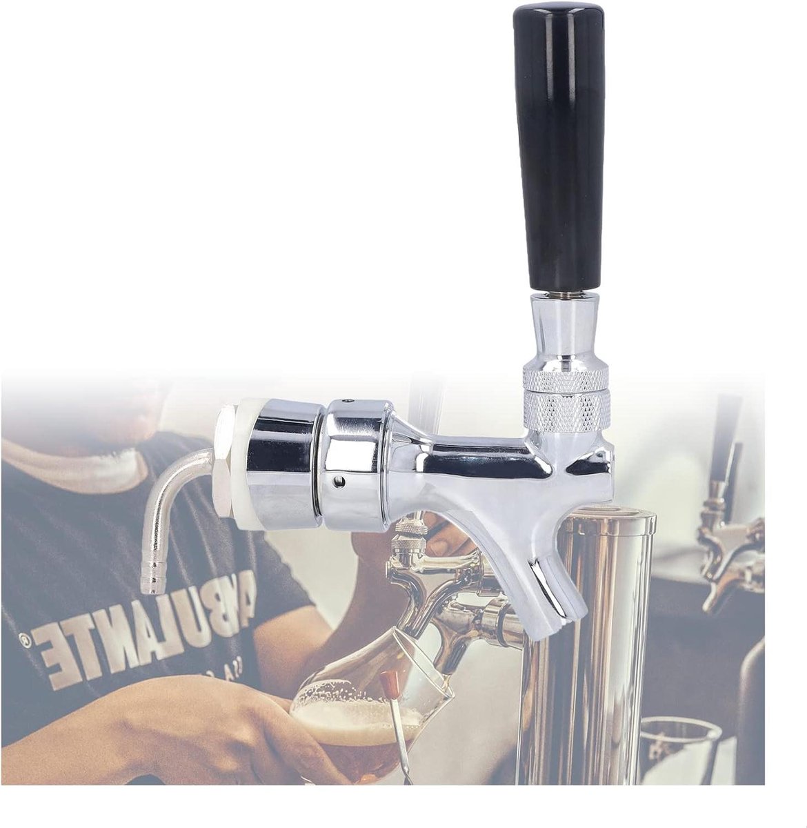 Brenzoos - Roestvrijstalen Biervatkoelkast met Bierkraan voor Biertorens - Luchtdicht en Corrosiebestendig - Ideaal voor Kerstfeesten en Evenementen