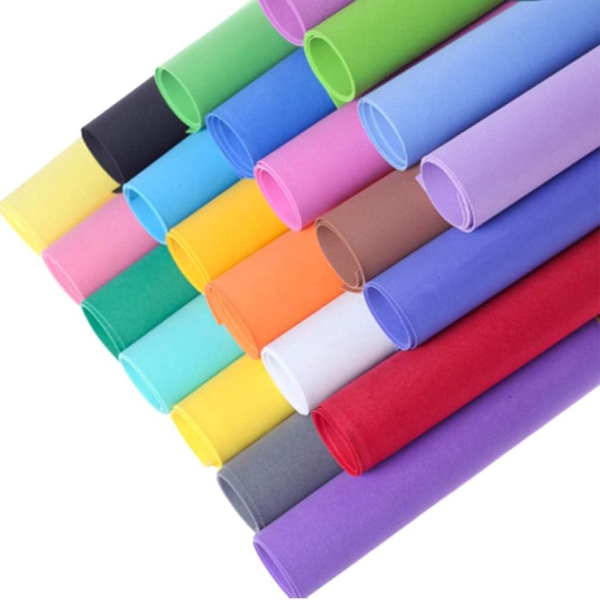 Brenzoos - Schuimvellen 1 mm dik - 10 stuks handgemaakt DIY scrapbooking - Hobbydecoratieobject