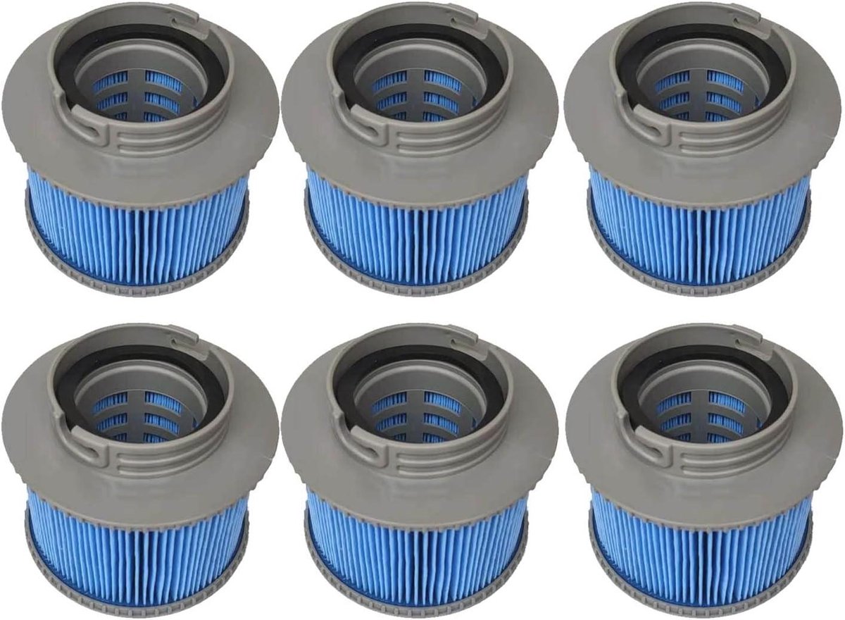 Brenzoos - Vervangende Filterinkcartridge voor Filter - Grijs, Standaard (Verbeterde Versie Blauw)