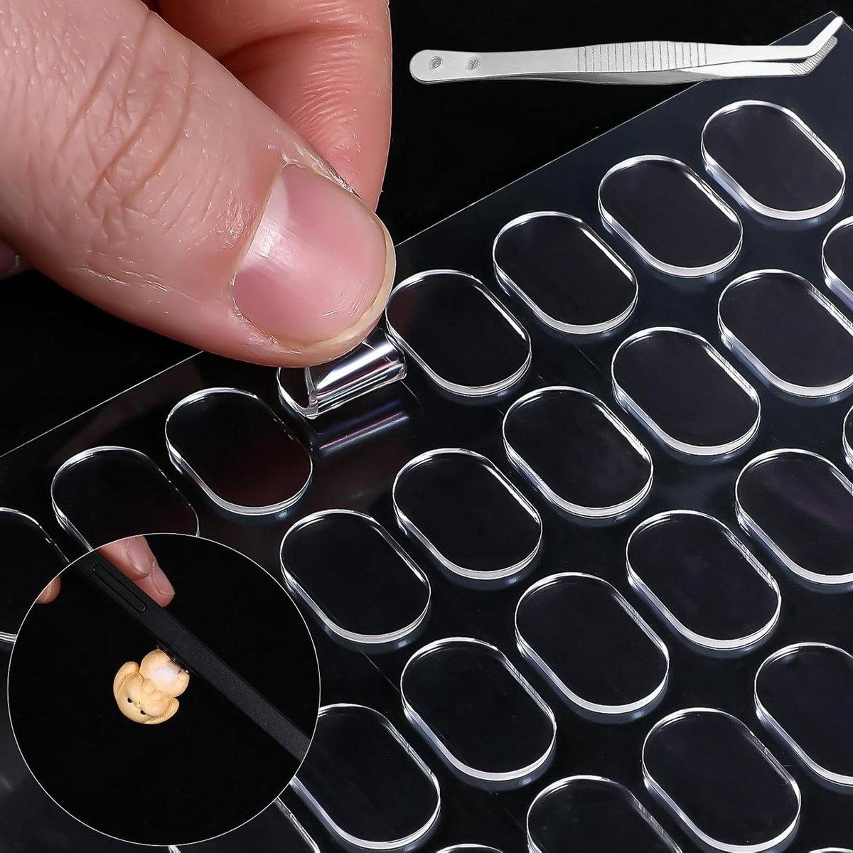 Brenzoos - Zelfklevende Plakpunten Dubbelzijdig - 600 stuks - Heldere Kleefklei - Waterdicht - Poster - Museum - Feestdecoratie