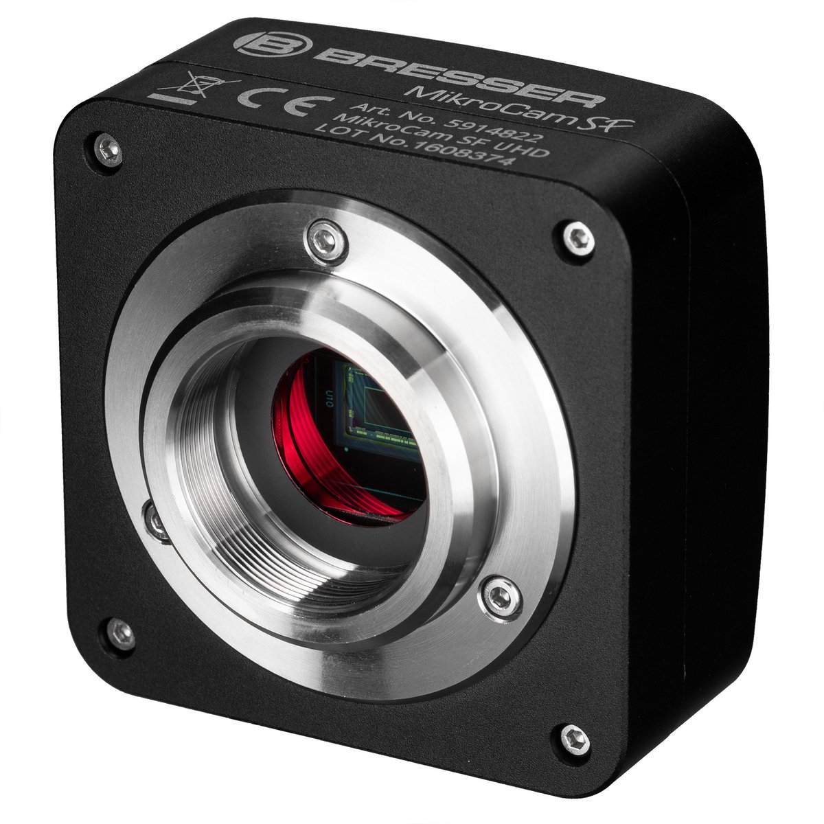 Bresser Microscoopcamera - MikroCam SF UHD - C-Mount Schroefdraad - Meerdere Oculair-Adapters