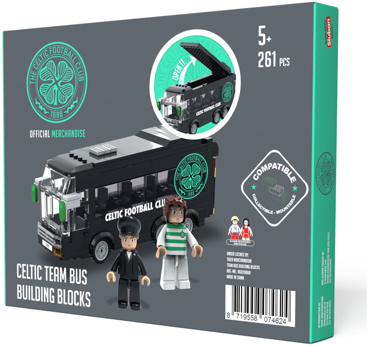 Celtic Bricks Team Spelersbus
