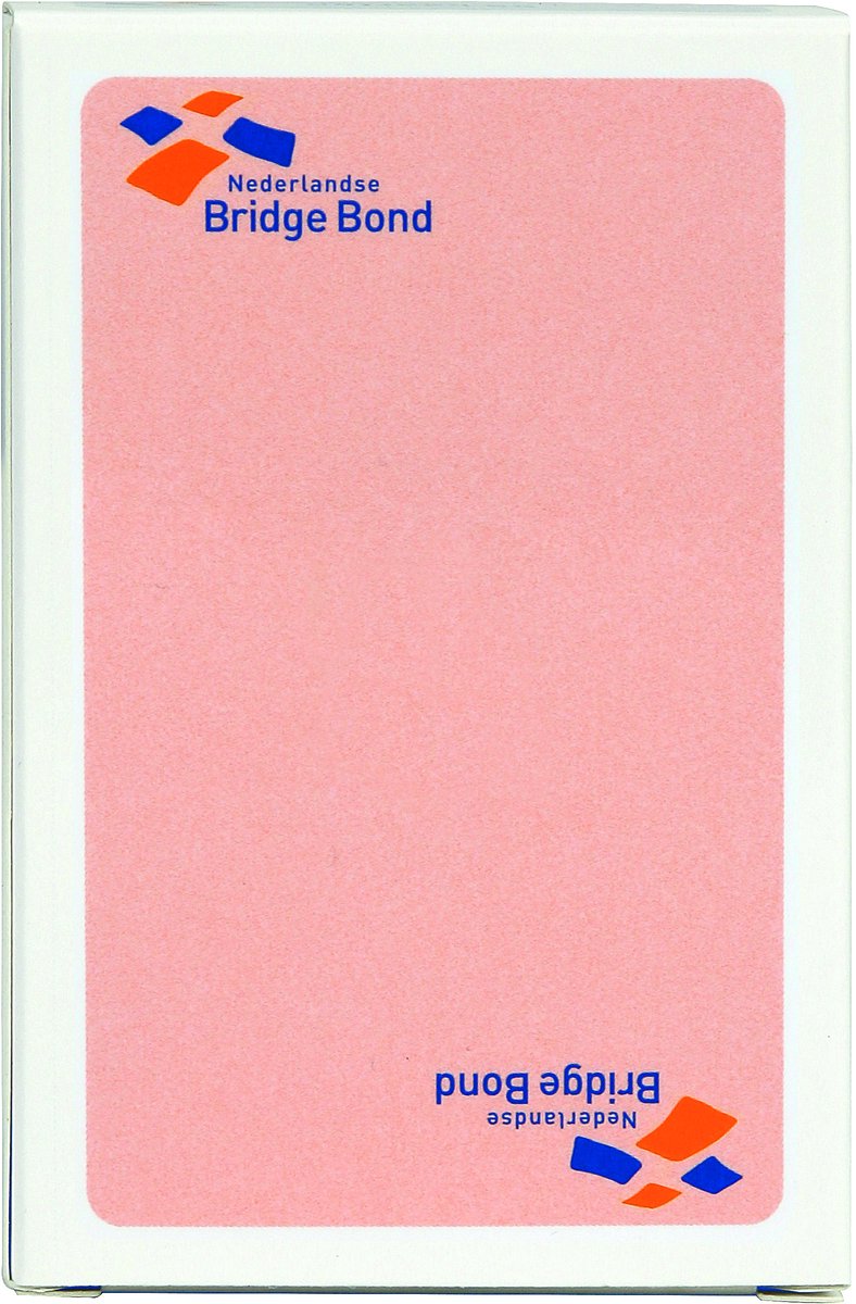 Speelkaarten Bridge Bond roze