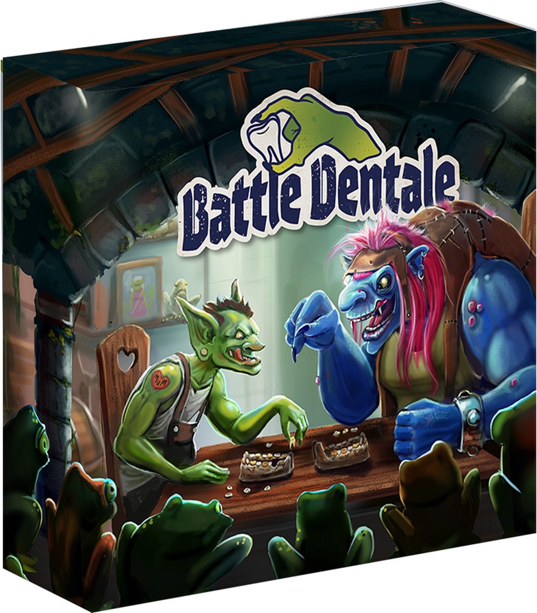Battle Dentale - Bordspel - Spelletjes voor 2 Personen - Strategisch en Competitief Spel - Engels