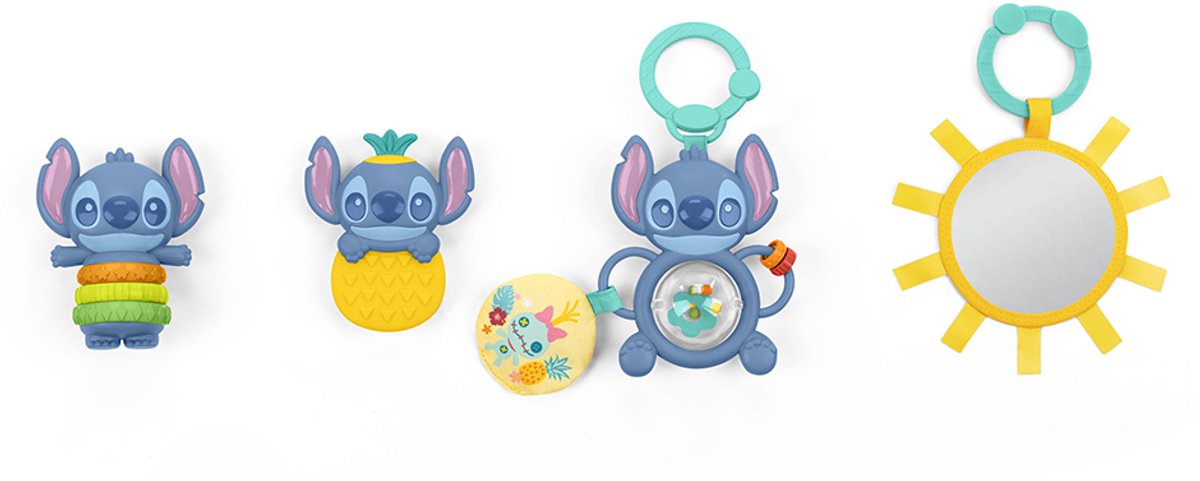 Babycadeauset Stitch Tropical Treasures - Bright Starts - vanaf 3 maanden