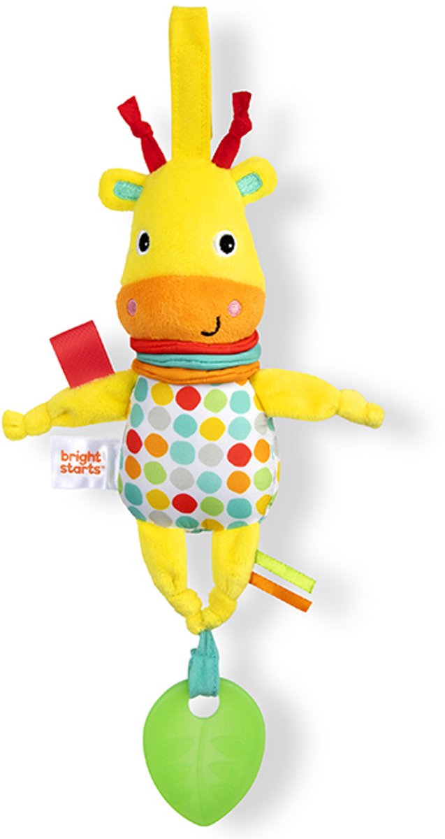 Bright Starts muzikale speelgoed giraffe - sensorisch baby speelgoed.