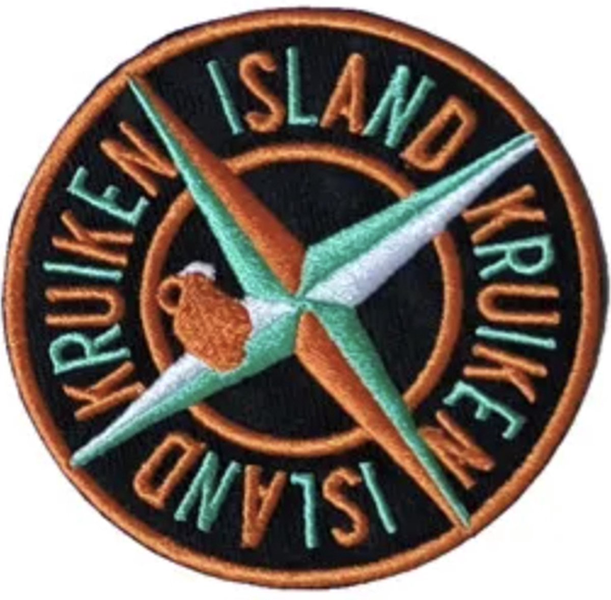 Kruiken Island - Carnaval - Kruikenstad - Tilburg - Oranje Groen - patch - embleem - BrightNerd