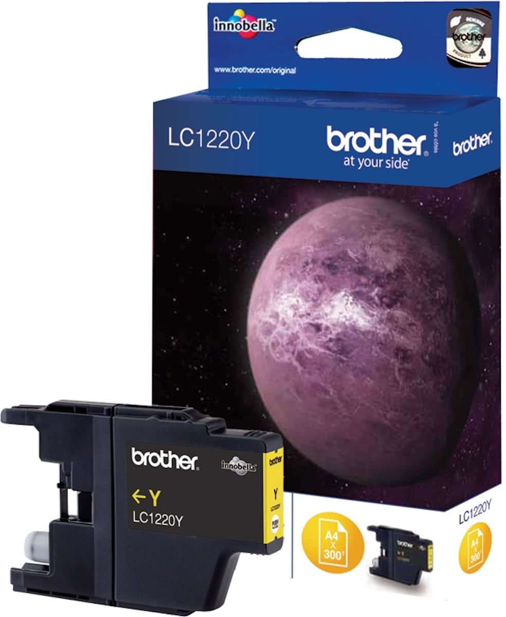Brother LC-1220Y - Inktcartridge / Geel