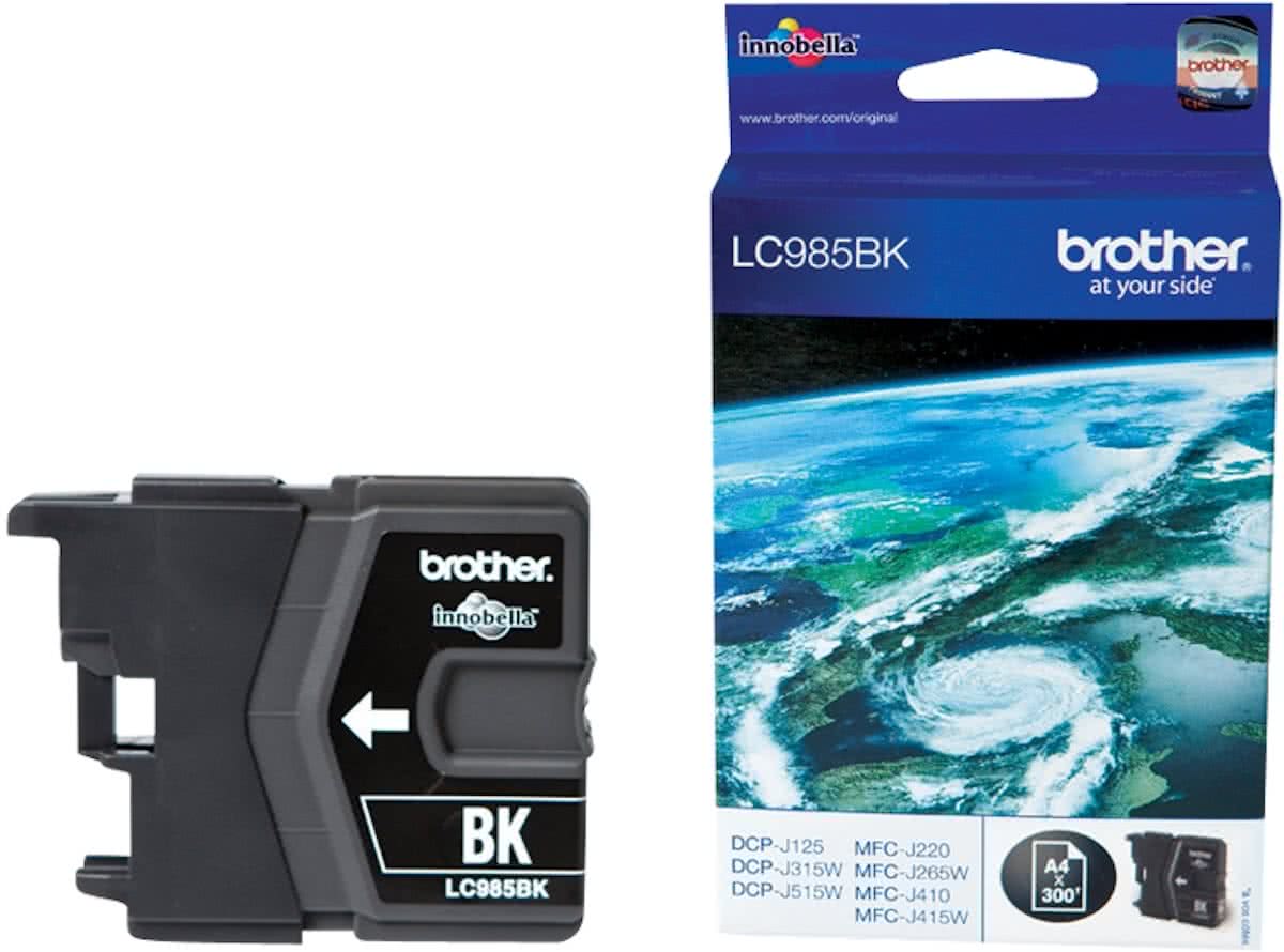 Brother LC-985BK - Inktcartridge / Zwart