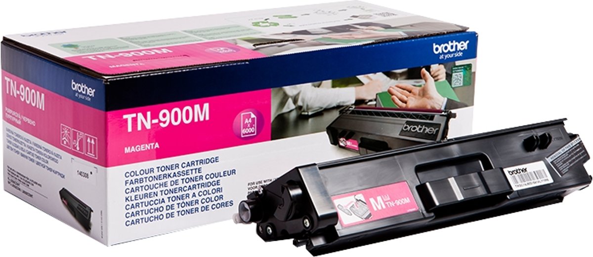 Brother TN-900M Laser cartridge 6000paginas Magenta toners & lasercartridge