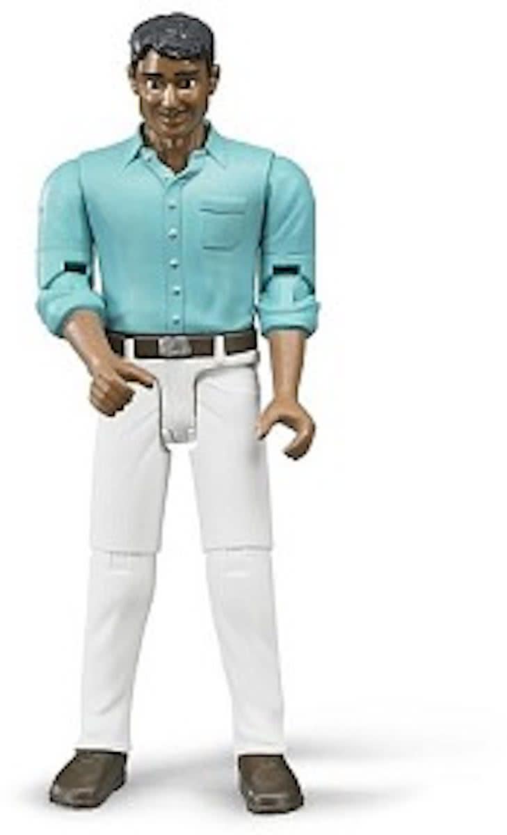   60003 Man met getinte huidskleur en witte broek