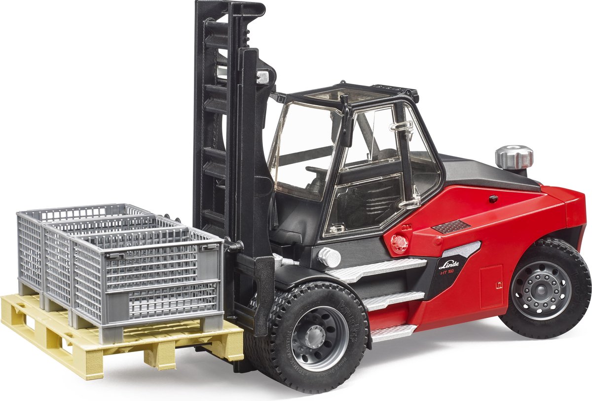   Linde HT160 Heftruck Met Pallet En 3 Boxen