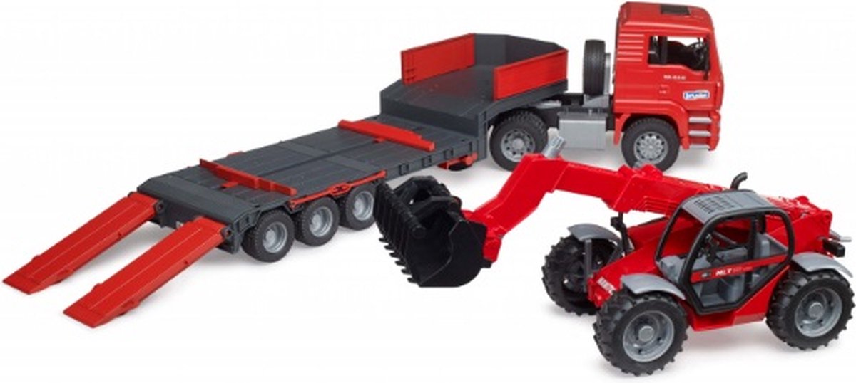   MAN TGA vrachtwagen met Manitou MLT 633