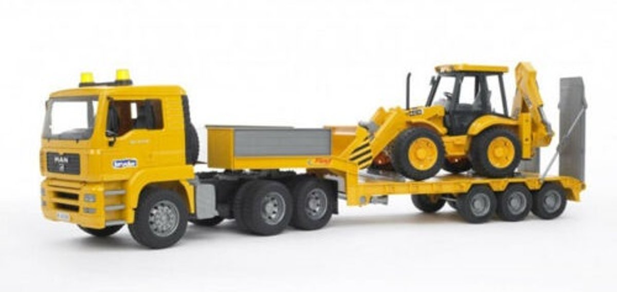   laderwagen met graaflaadmachine