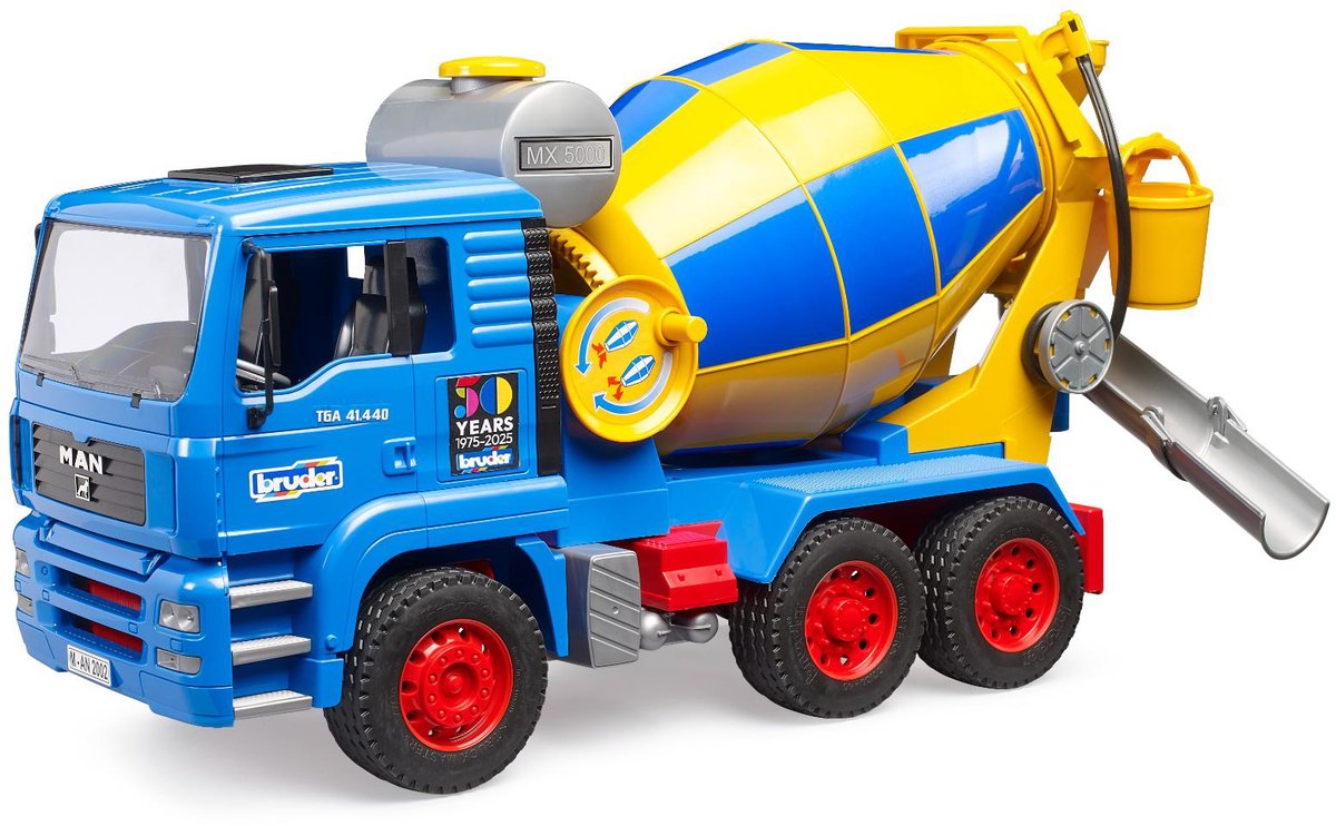 Vrachtwagen MAN Cement Mixer 50 Jaar Bruder