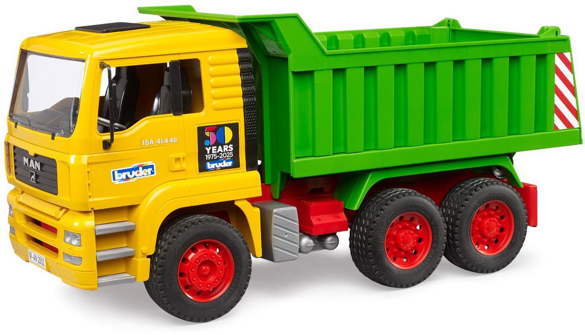 Vrachtwagen MAN dumptruck 50 Jaar Bruder.