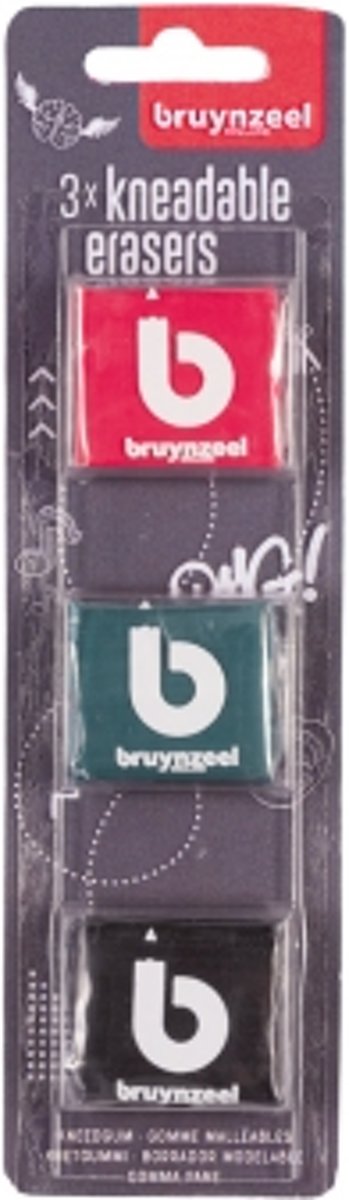 BRUYNZEEL KNEEDGUM TEENS BLISTER 3 STUKS