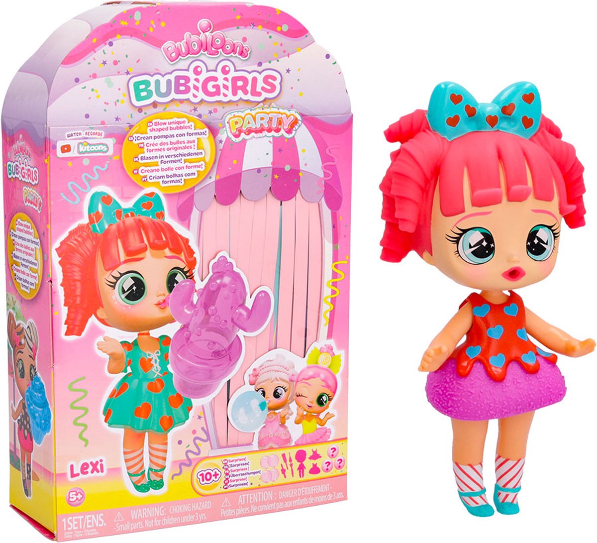 Bubiloons Bubigirls feestpop Lexi - 28cm *NIEUWE TREND*