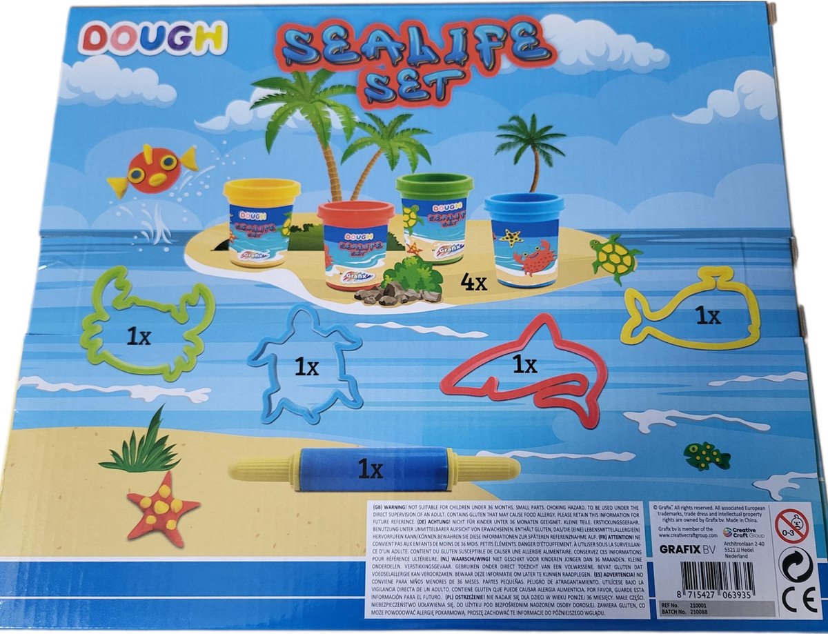 Grafix kleiset zeeleven 26 cm