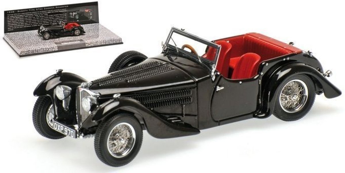 Bugatti Type 57sc Corsica Roadster 1938 - 1:43 - Minichamps