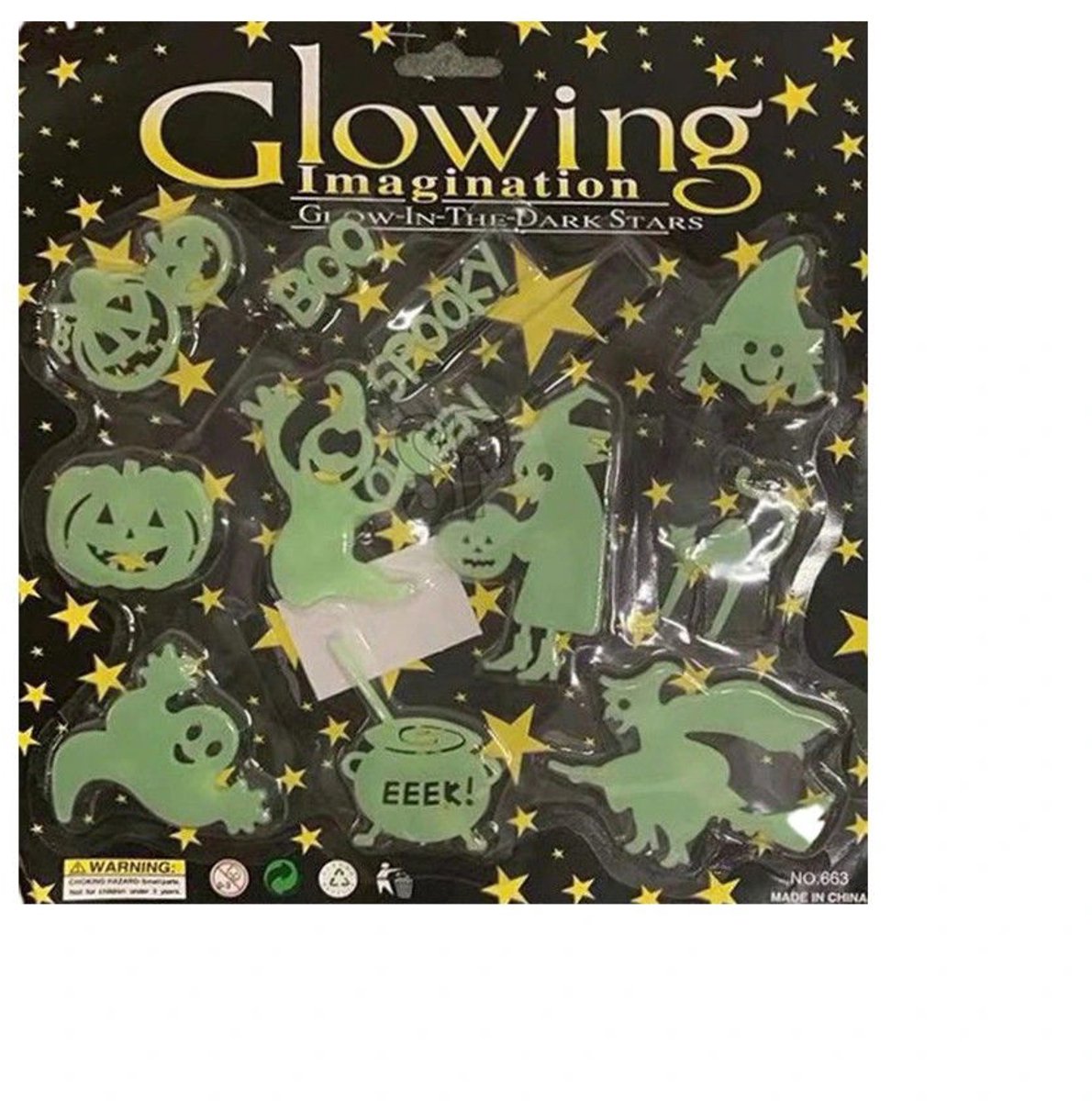 Buitengewoon de boet - Halloween Glow In The Dark Figuren 12 st.