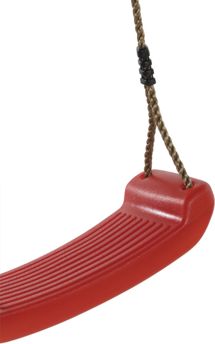 Buitenspeelgoed Keupink - Schommelzitje kunststof - Rood - PP-Touwen