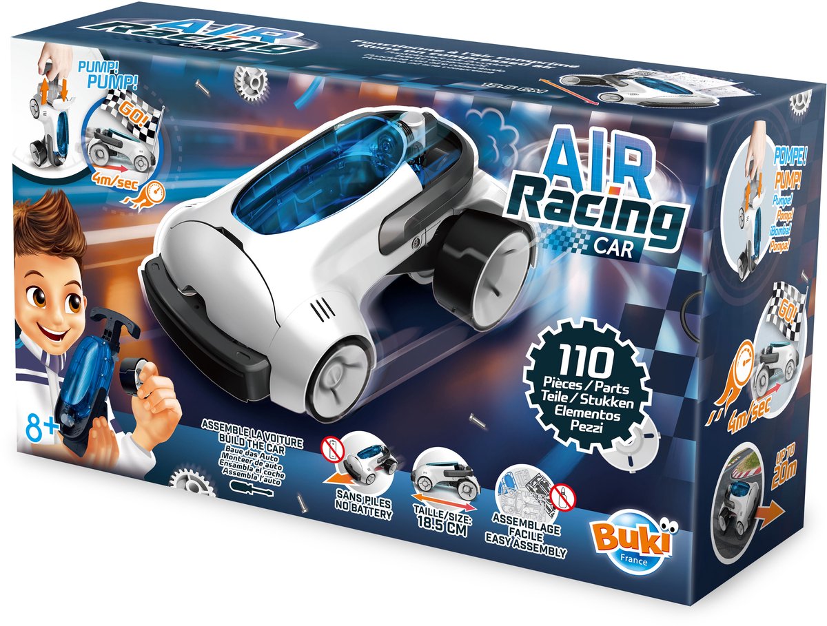 BUKI-AIRPOWER CAR 2.0-constructieset-voertuig pneumatische energie