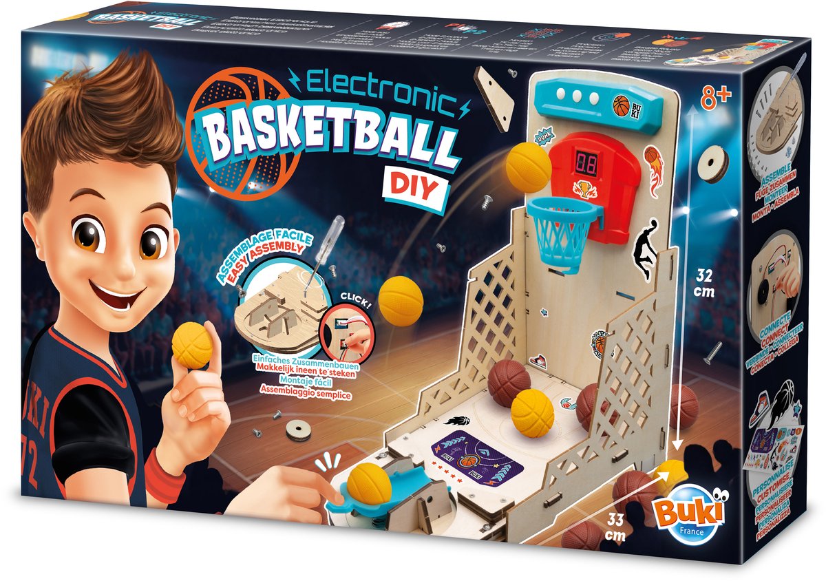 Buki - Elektronische basketbalring - Experimenteren - Techniek