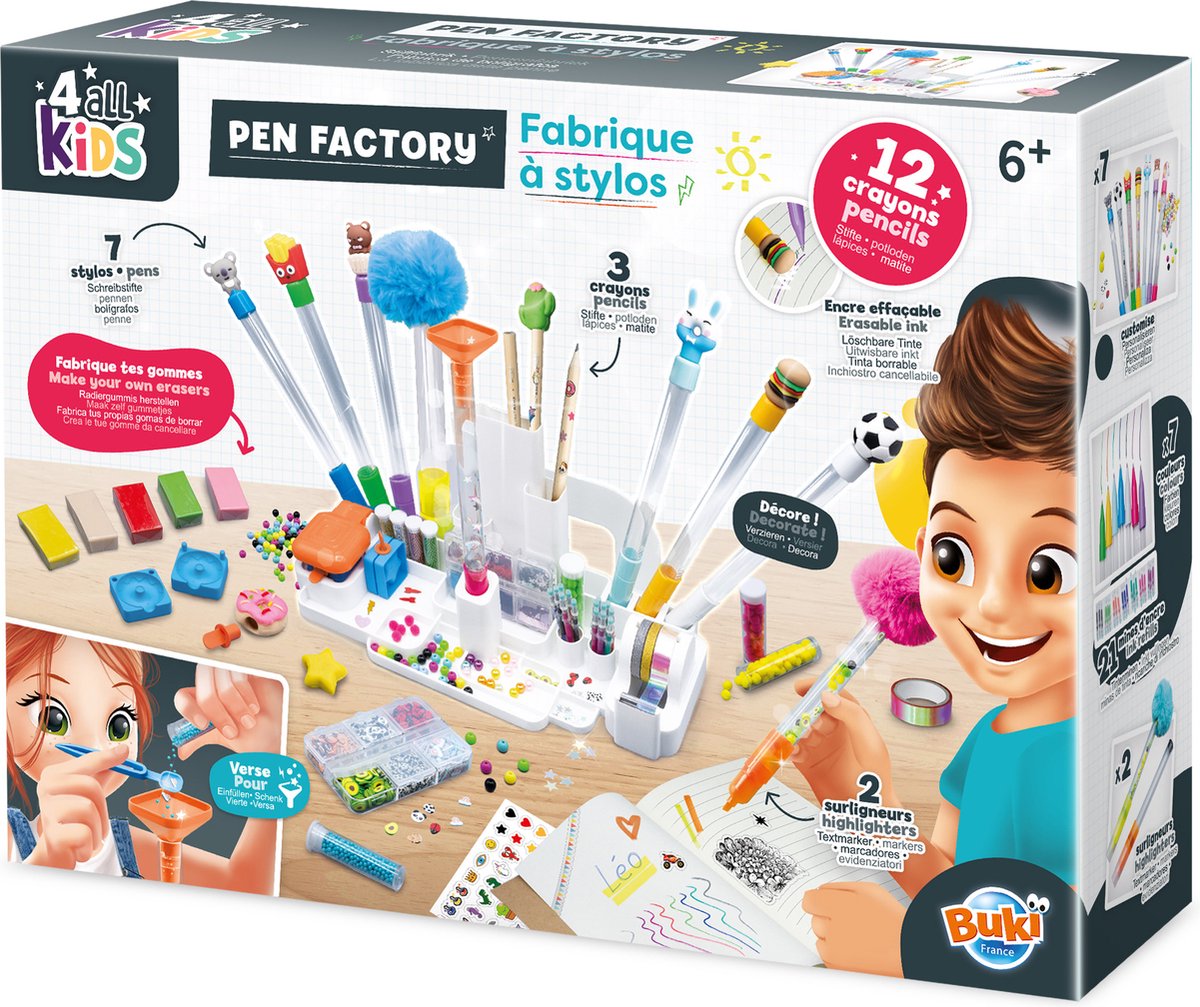 Buki - Pen Factory - Pennenfabriek - Pennenlabo - Creatief speelgoed