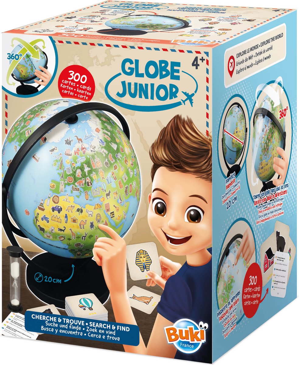 Buki - Wereldbol junior - educatieve wereldbol