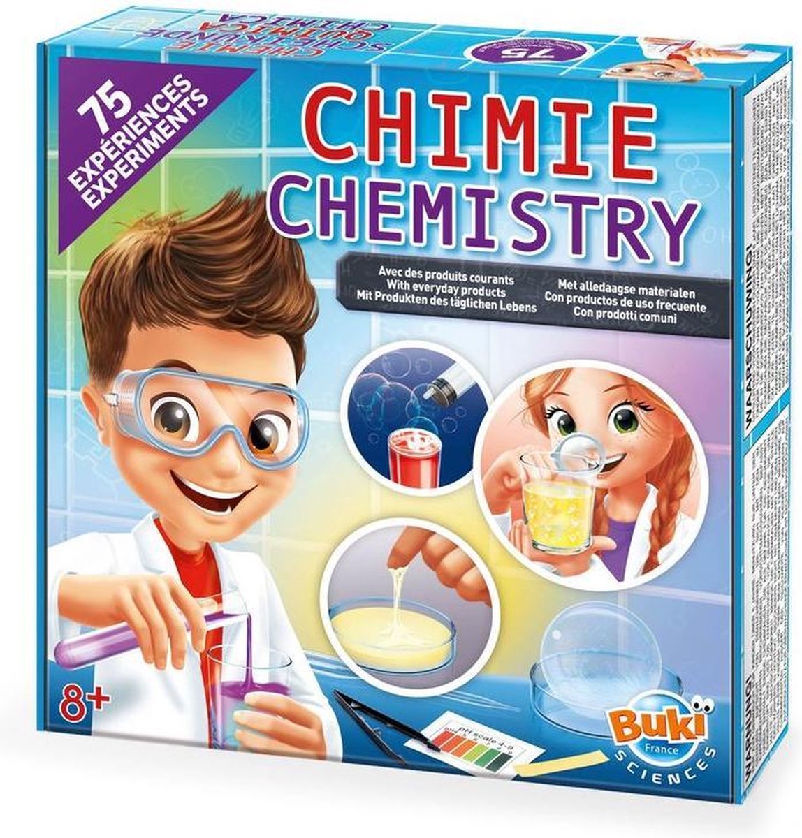 Scheikunde lab 75 experimenten
