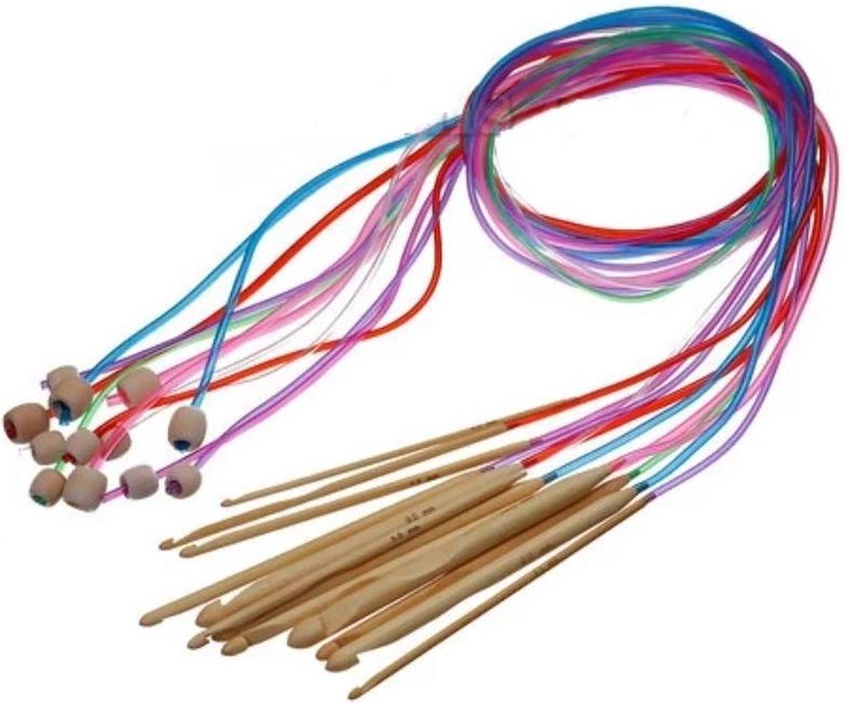 BukkitBow - Flexibele Haaknaalden - Tunische Haaknaaldenset - Tunisch Haken