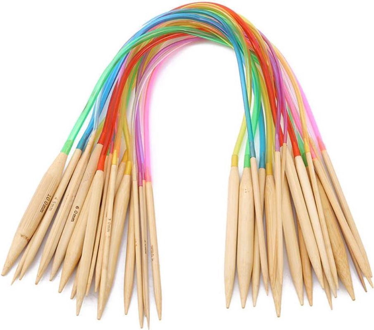   - Rondbreinaalden - 18-Delige set Rondbreinaalden - 80cm