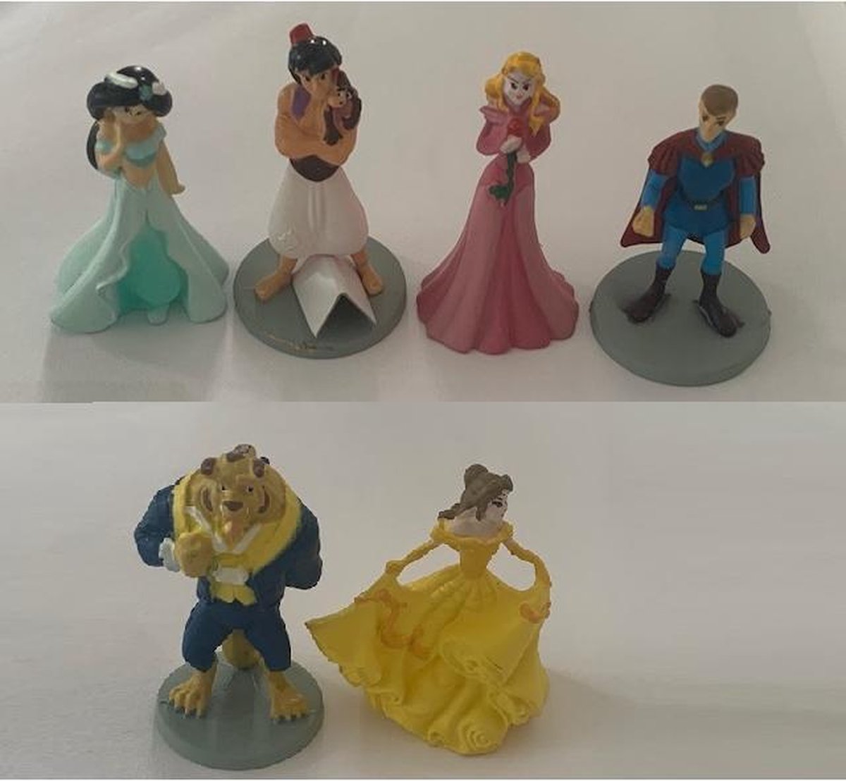 Disney mini taarttopper set 6 stuks(+/-4,5cm), Merk  .