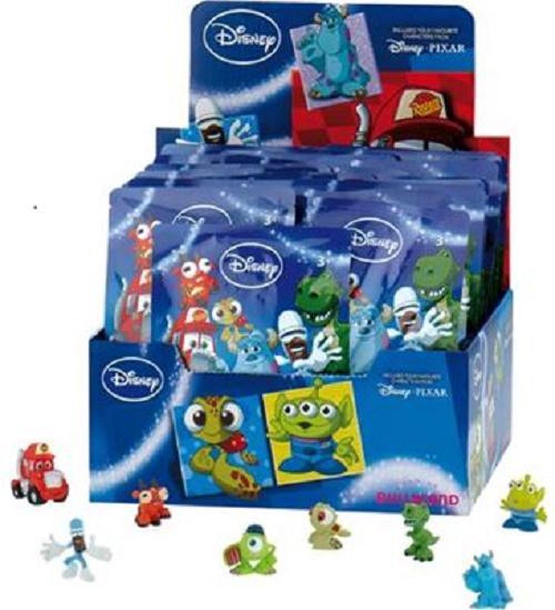 Disney pixar, taarttopper set 8 stuks(+/-2cm), merk :  .