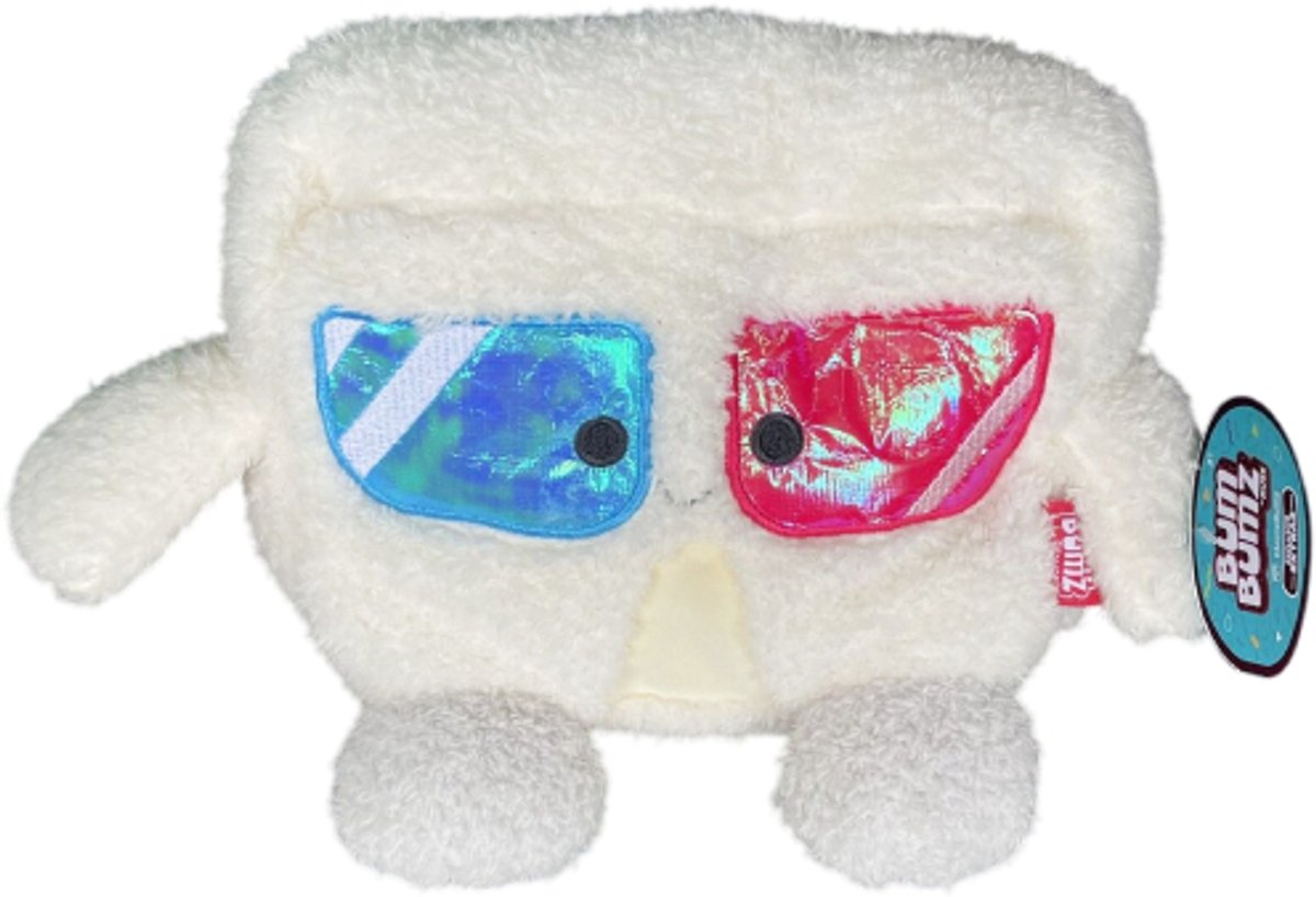 3D Bril - BumBumz Pluche Knuffel 20 cm - Bum Bumz Plush