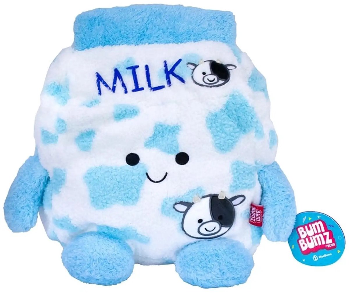 BumBumz MooBumz Maximus melkpak 30 cm knuffel