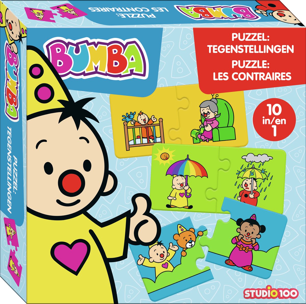  - Puzzel 10 in 1 - Tegenstellingen 10 puzzels van 2 stuks