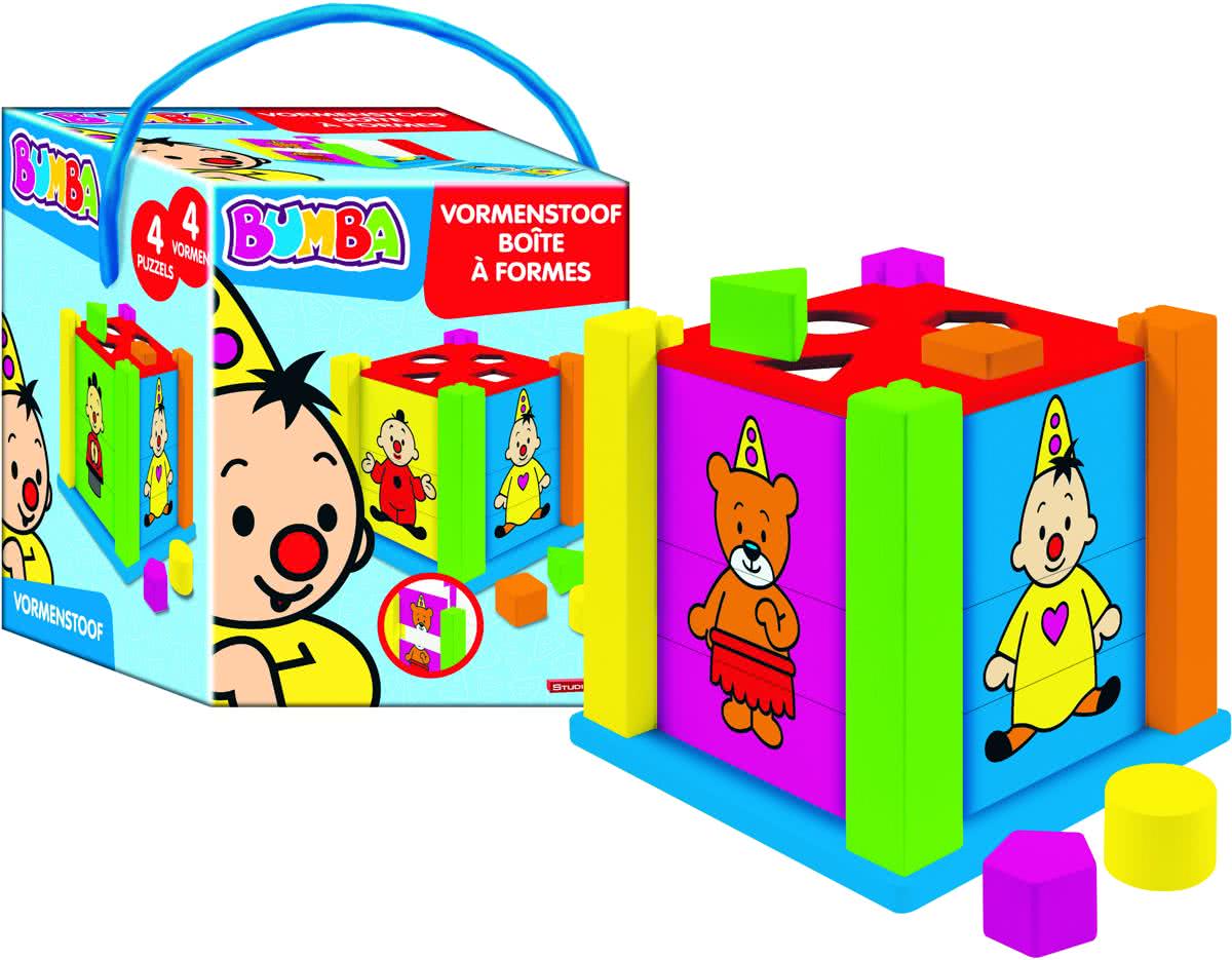 Bumba Houten Vormstoof met Puzzels