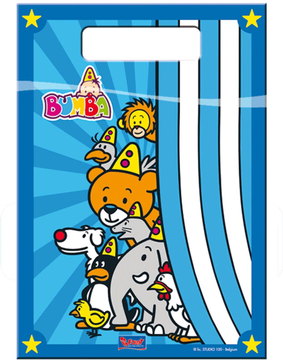 Bumba feestzakjes 25 x 17,5 cm
