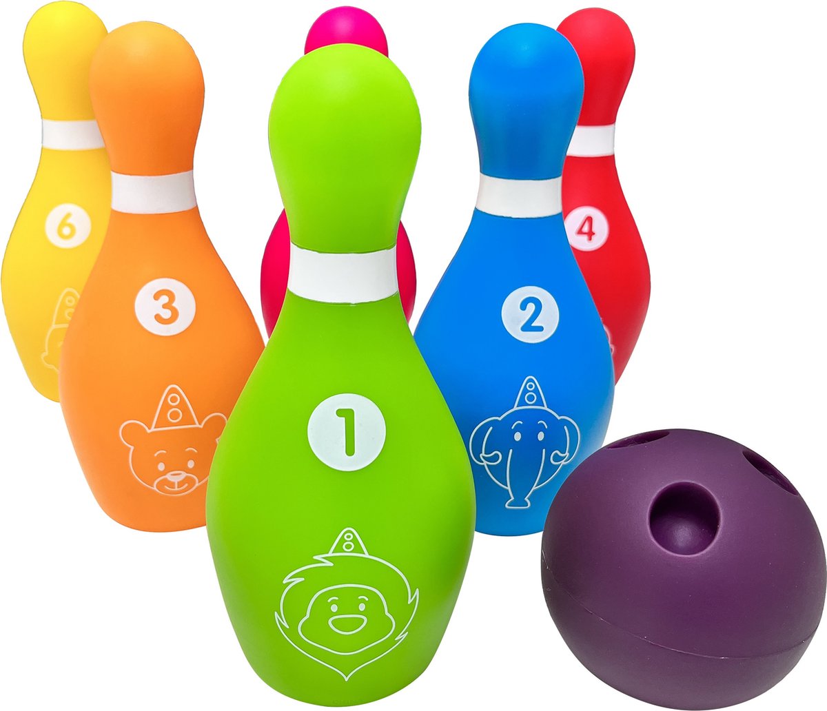 Bumba kegelspel - bowling set - 6 kegels