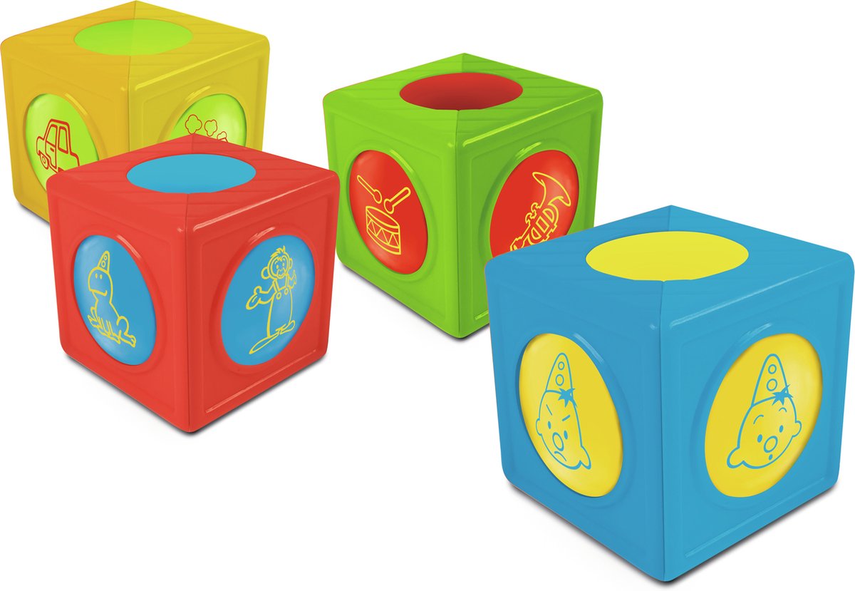   stapelblokken Torenhoog - 4 stapel- en rolblokken