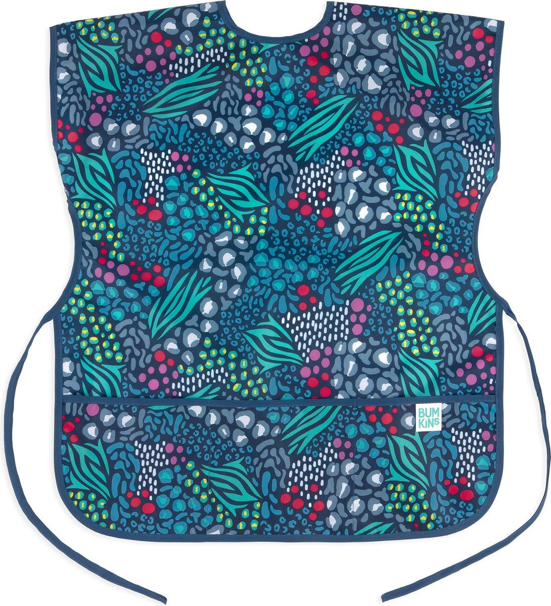 Bumkins - Kinder schilderschort korte mouw - Animal Prints (3-7 jaar)