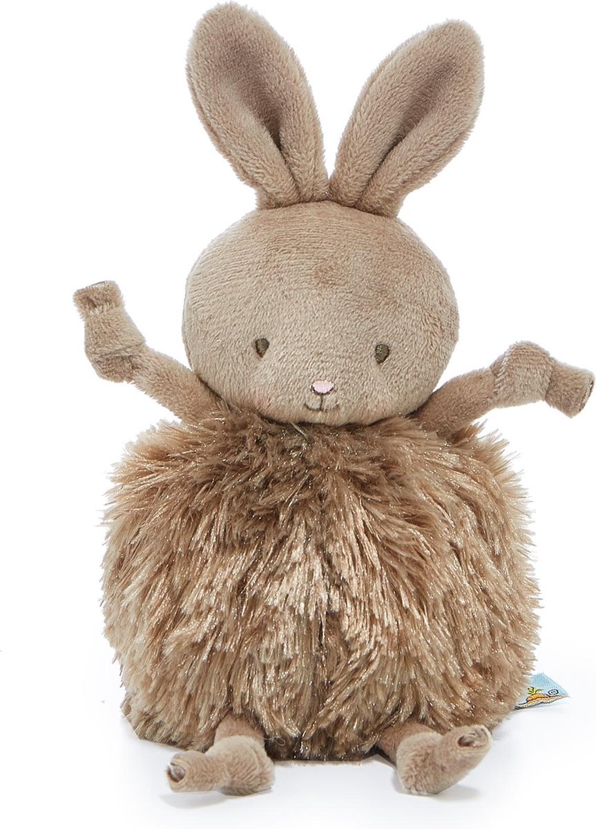   Roly-Poly knuffel konijn 13 cm bruin