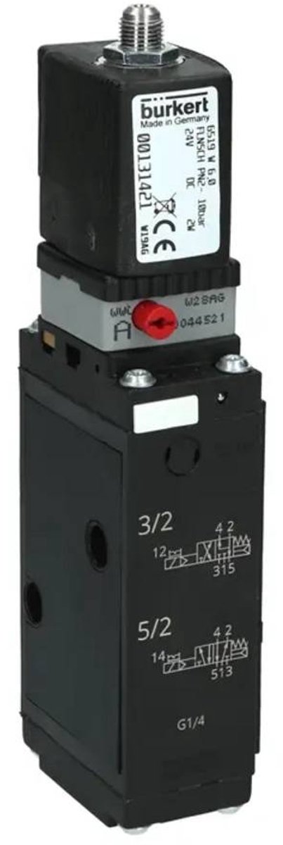 Bürkert Servogestuurd ventiel 131421 6519 Namur 24 V/DC Materiaal (behuizing) Polyamide Afdichtmateriaal NBR, PUR 1 stu