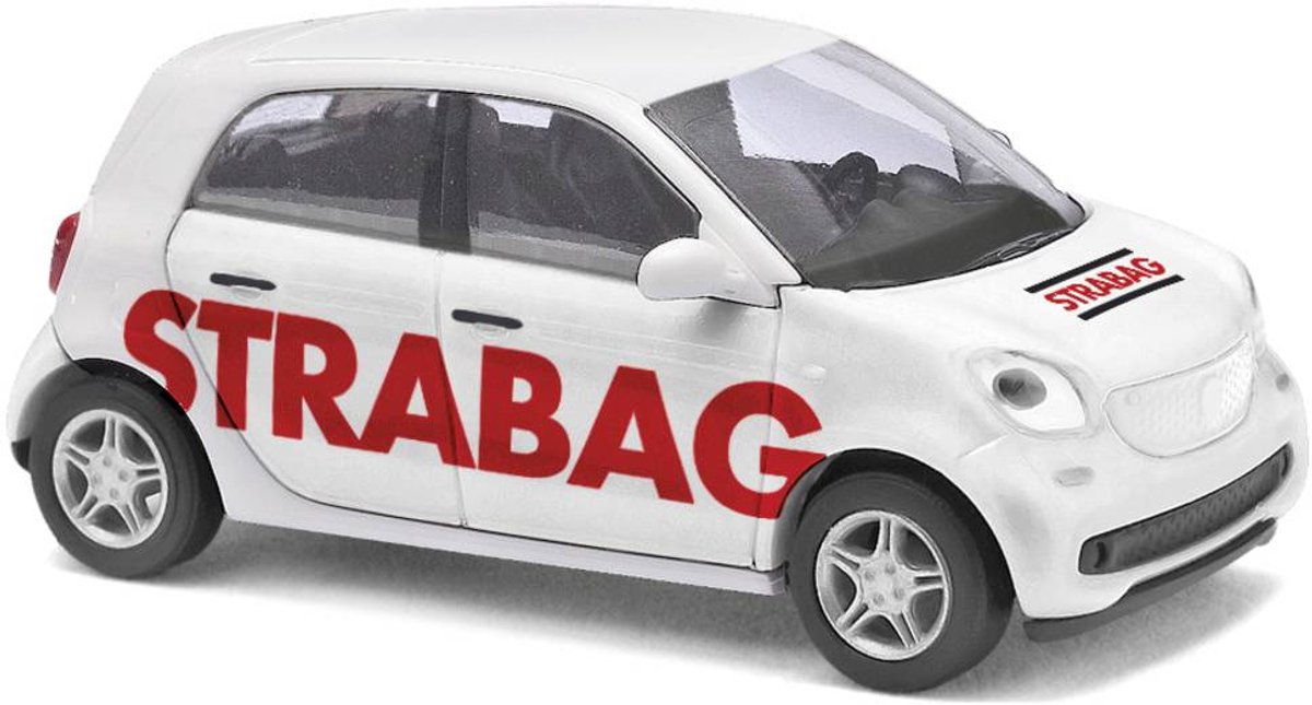 Busch 49562 H0 Auto Smart Forfour 14, Strabag