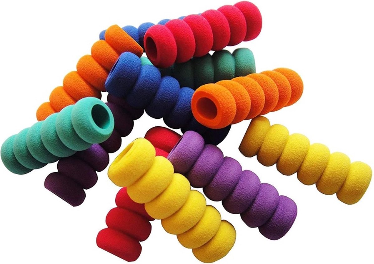 5 stuks - Diamond Painting Pen Grip 5 Stuks - Assorti Kleur - Soft Grip - Diamond Painting Accessoires