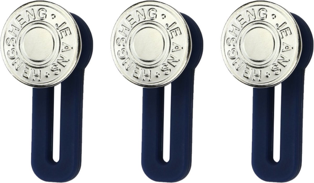   - 3 Stuks Spijkerbroek Verlengknoop - 2 CM -  verlenger - Verstelknoop - Spijkerbroek Te Strak - Wonderknopen - Zwangerschap Broekverbreder -  sgat Verlengers